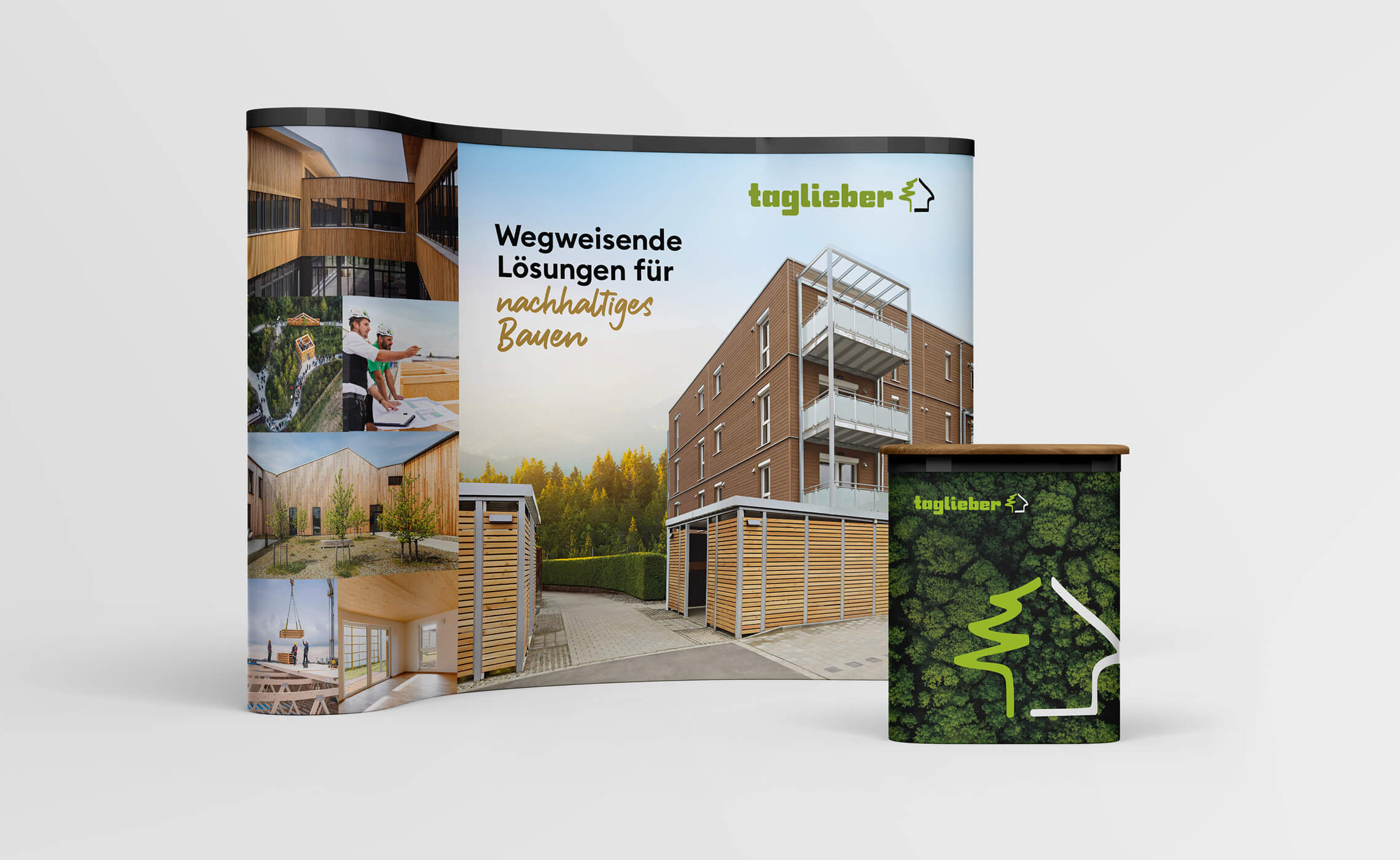 Slide 2 Taglieber Messestand Markenrelaunch 360vier Digitalagentur